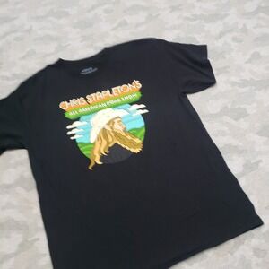 Chris Stapleton Concert Shirt Mens Large Black Short Sleeve